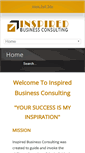 Mobile Screenshot of inspiredbusinessconsulting.com